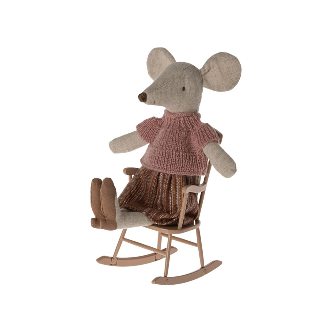 Maileg Rocking Chair - Dark Powder (Mouse)