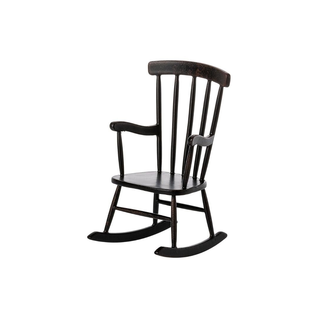 Maileg Rocking Chair - Anthracite (Mouse)l