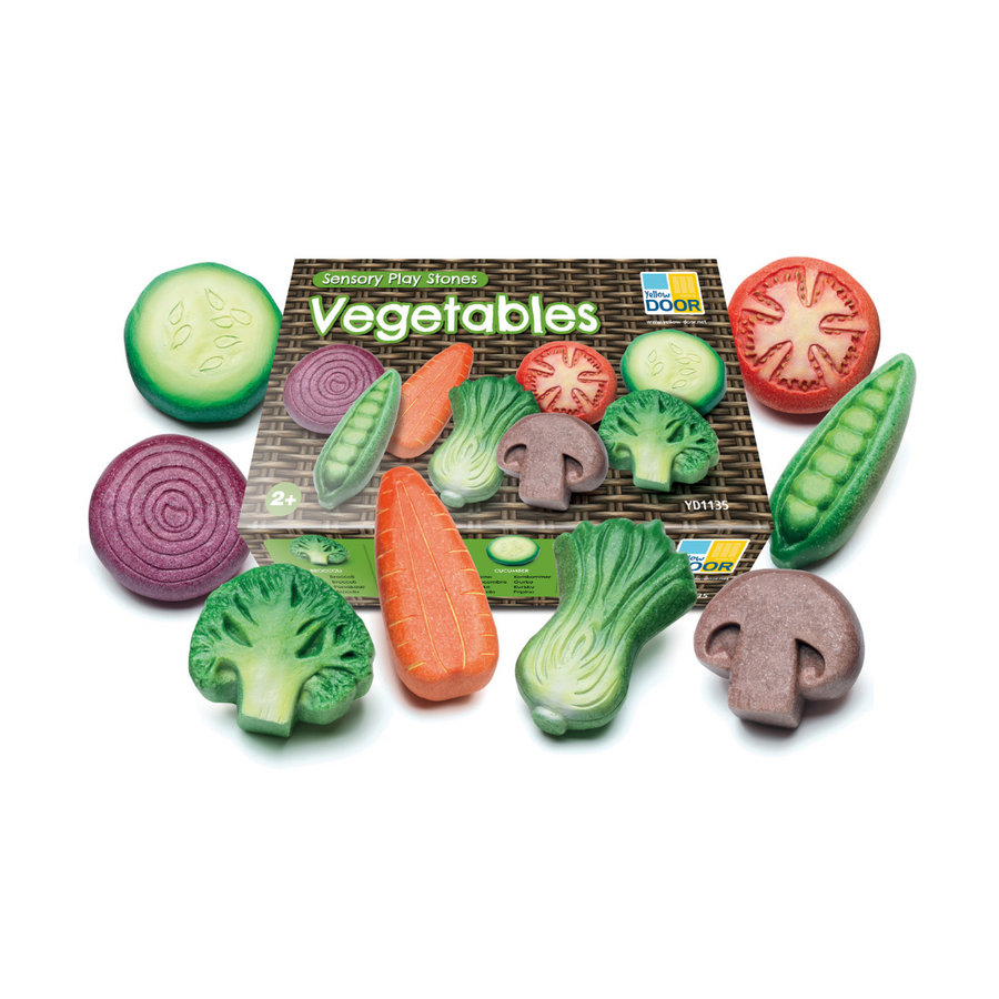 Sensory Play Stones (Vegetables)