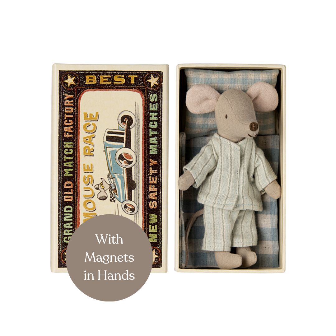 Maileg Mouse in Matchbox - Pajamas 2024 (Big Brother)