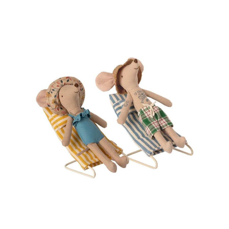 Maileg Beach Chair Set (Mouse)