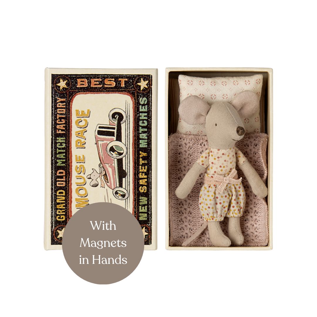 Maileg Mouse in Matchbox - Pajamas 2024 (Little Sister)