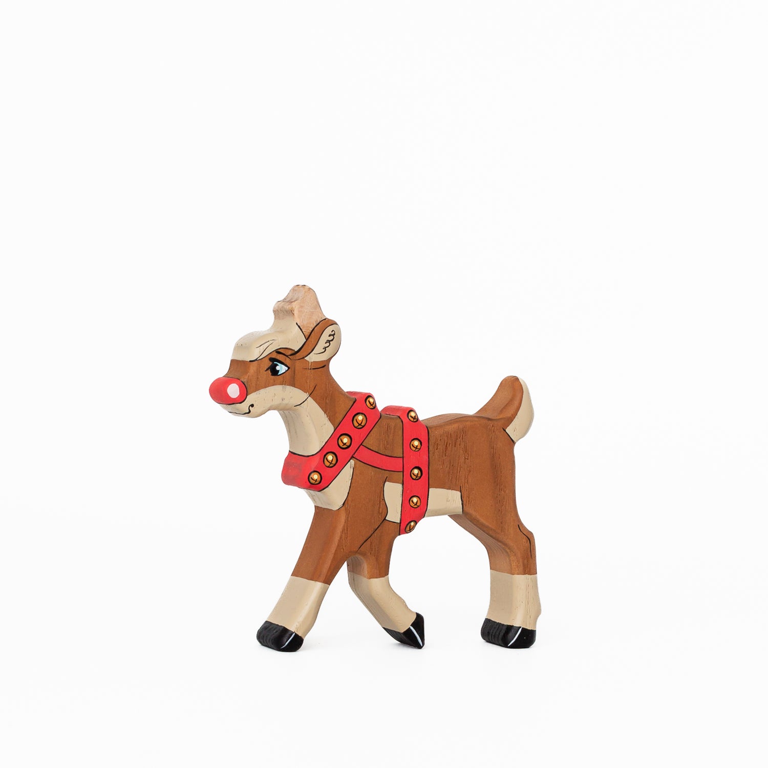 Handmade Rudolph Toy by Wooden Caterpillar