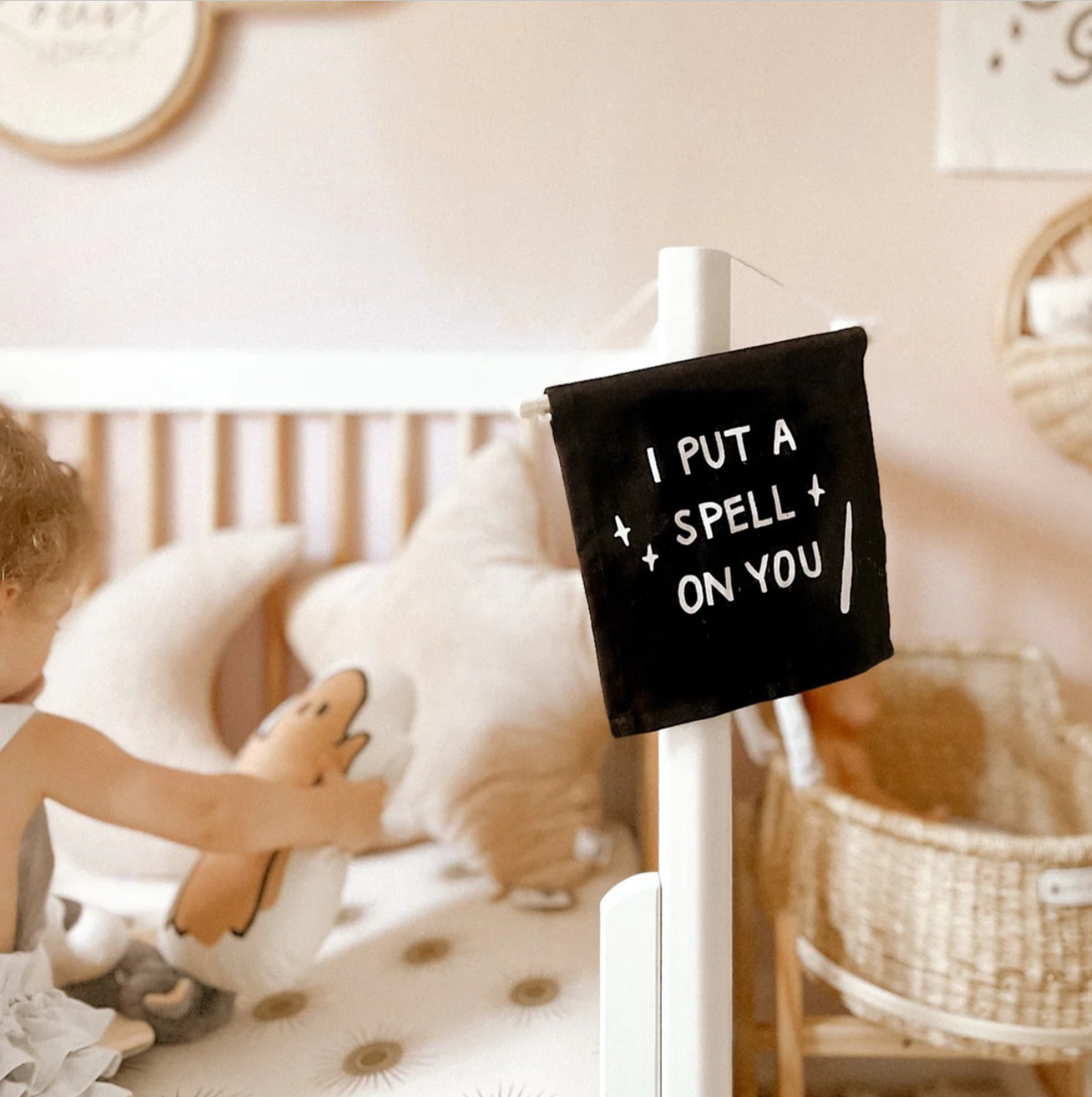 Imani Collective Décor "I Put a Spell on You" Halloween Hang Sign by Imani Collective Creepin' it Real Hang Sign | Halloween Decor for Kids | The Playful Peacock