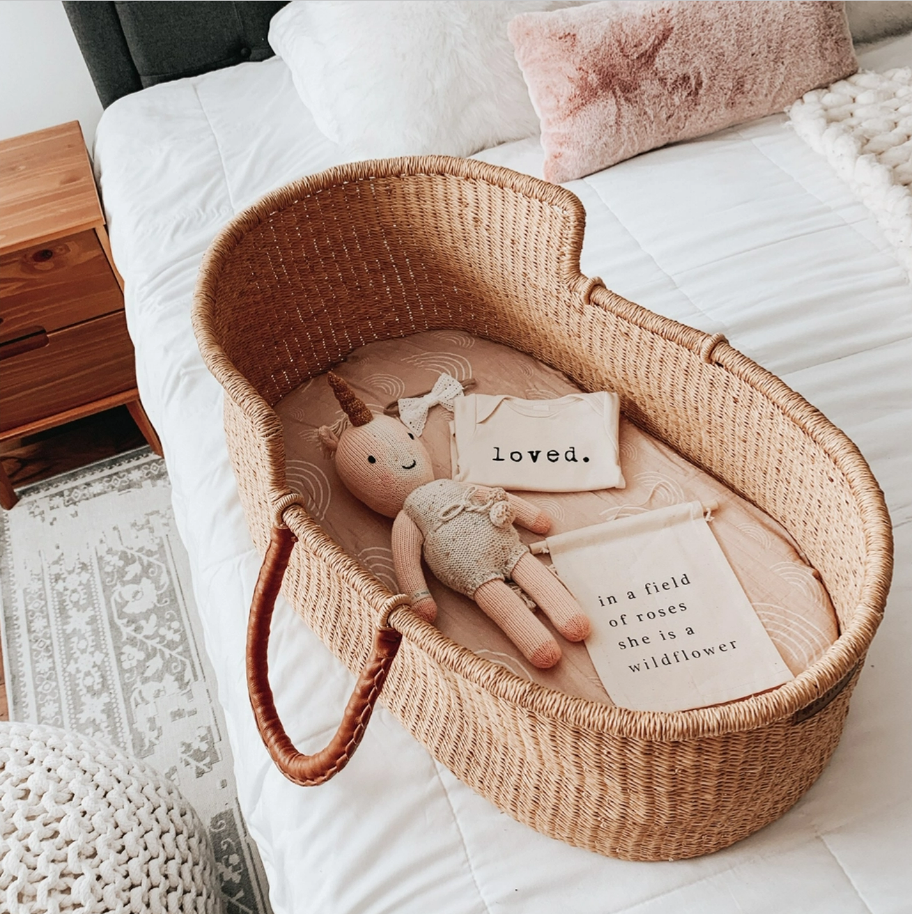 Imani Collective Décor "Wildflower" Hang Sign by Imani Collective "Give Thanks" Organic Canvas Hang Sign | Falll Kids Room Décor