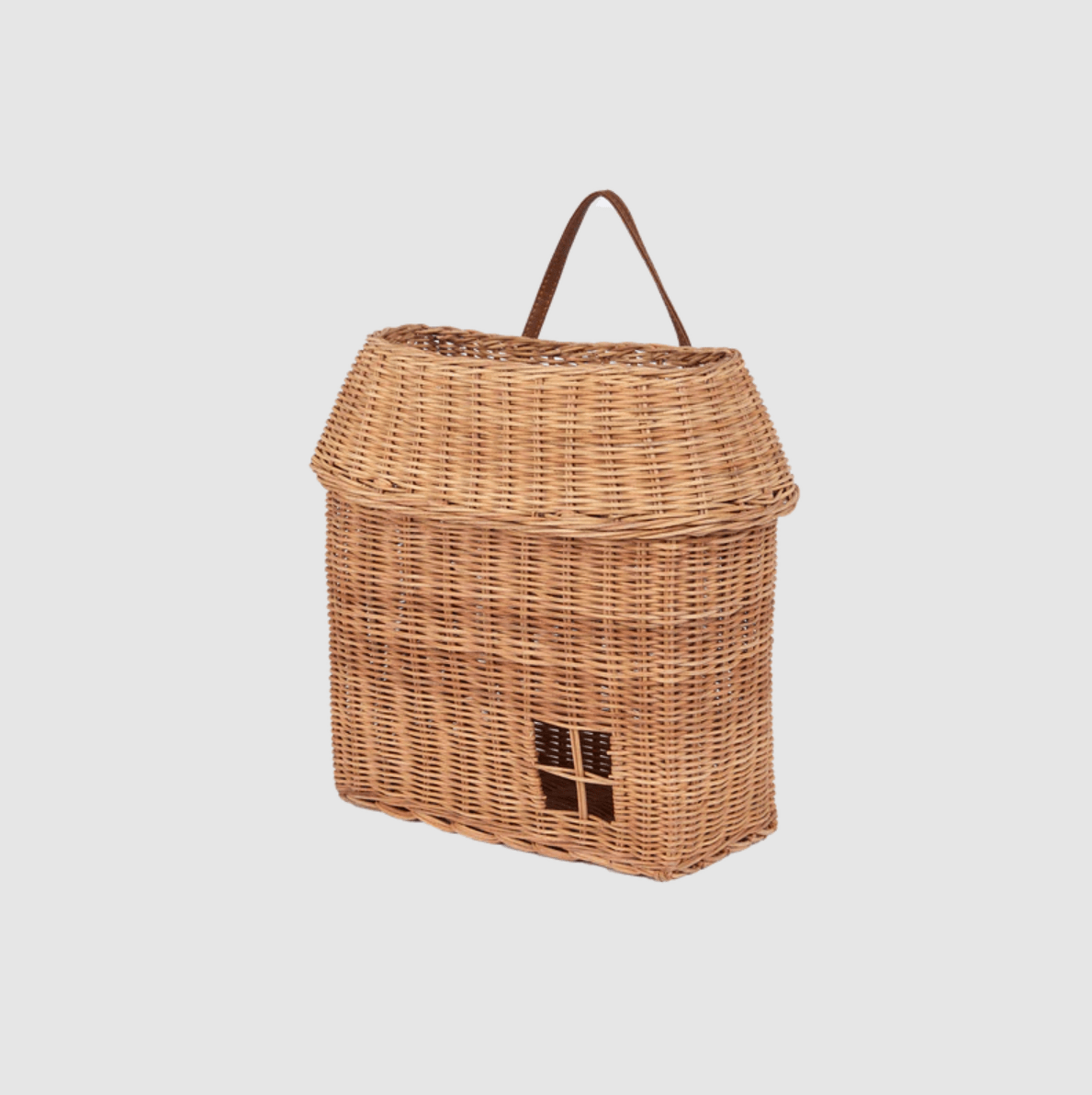 Olli Ella Rattan Rattan Hanging Hutch (Natural) by Olli Ella Handmade Rattan Bag - Versatile & Sustainable Kids' Accessory | The Playful Peacock