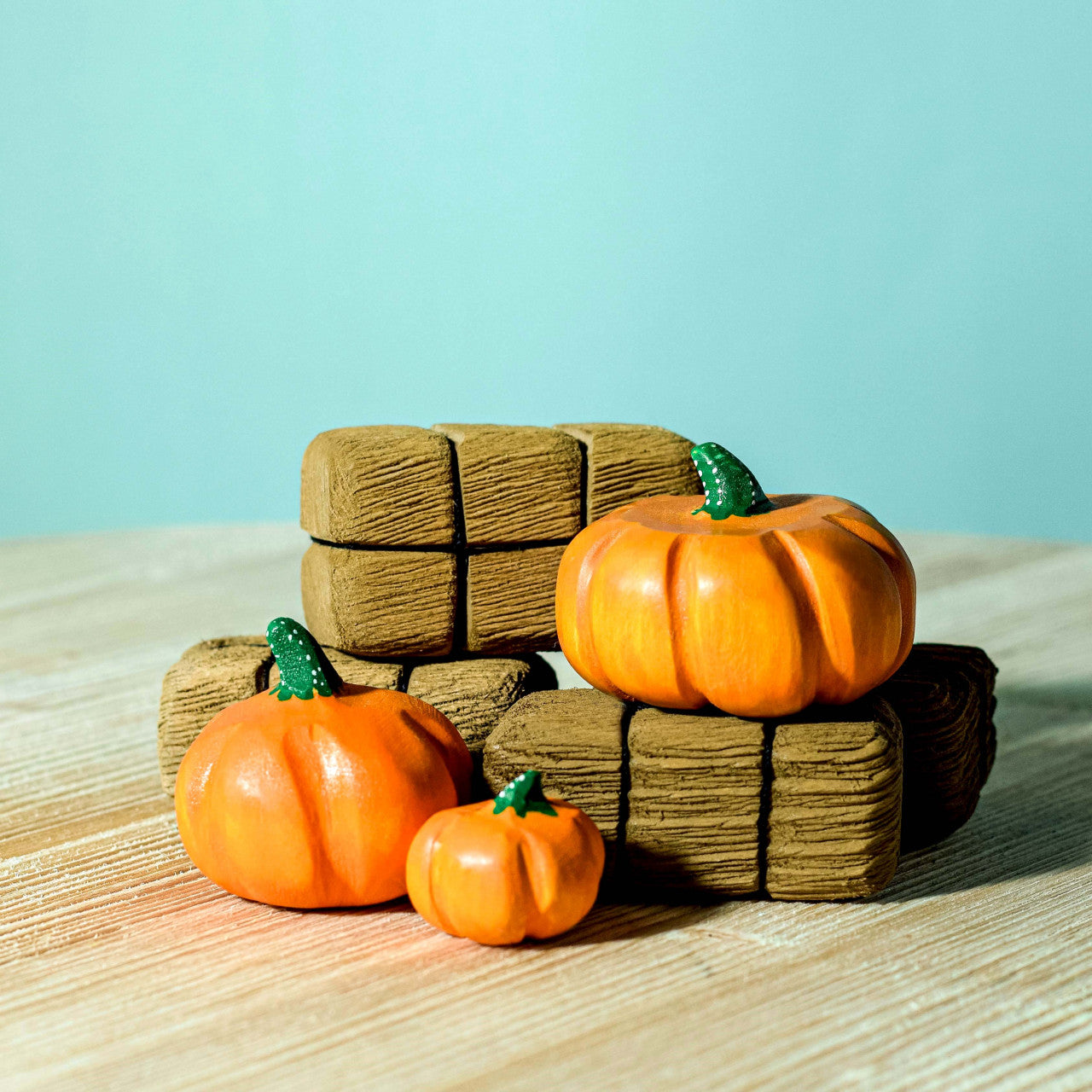 PRE-ORDER Pumpkin Set (3 pcs) | Wooden Toy
