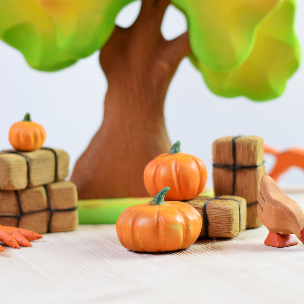 PRE-ORDER Pumpkin Set (3 pcs) | Wooden Toy