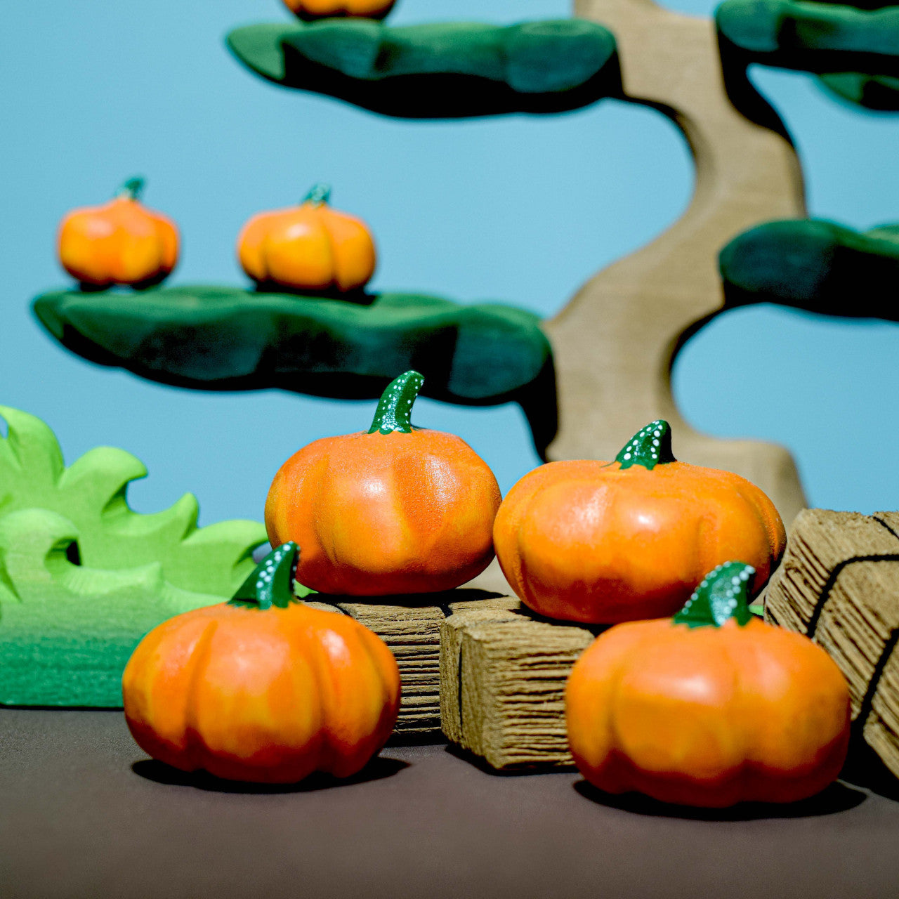 PRE-ORDER Pumpkin Set (3 pcs) | Wooden Toy