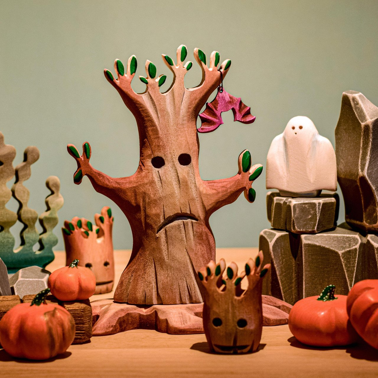 PRE-ORDER Pumpkin Set (3 pcs) | Wooden Toy