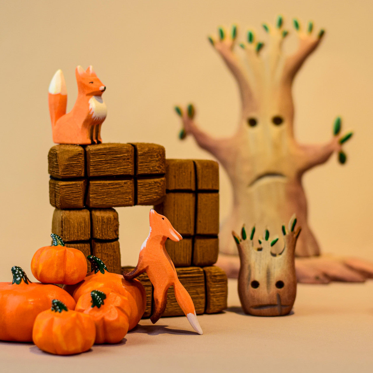 PRE-ORDER Pumpkin Set (3 pcs) | Wooden Toy
