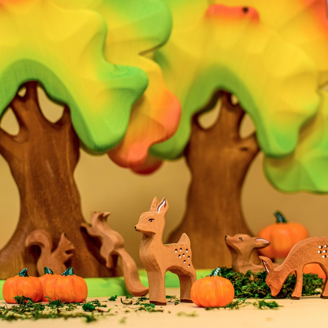 PRE-ORDER Pumpkin Set (3 pcs) | Wooden Toy