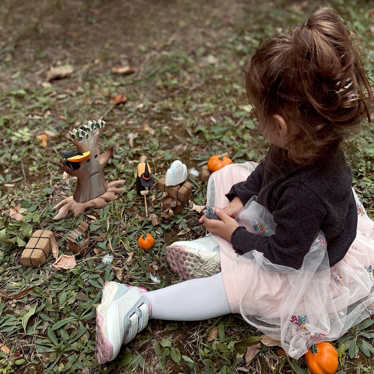 PRE-ORDER Pumpkin Set (3 pcs) | Wooden Toy