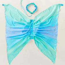Sarah's Silks Dress Up Play Dress-Up Fairy/Butterfly Wings (Mermaid Collection - Sea)
