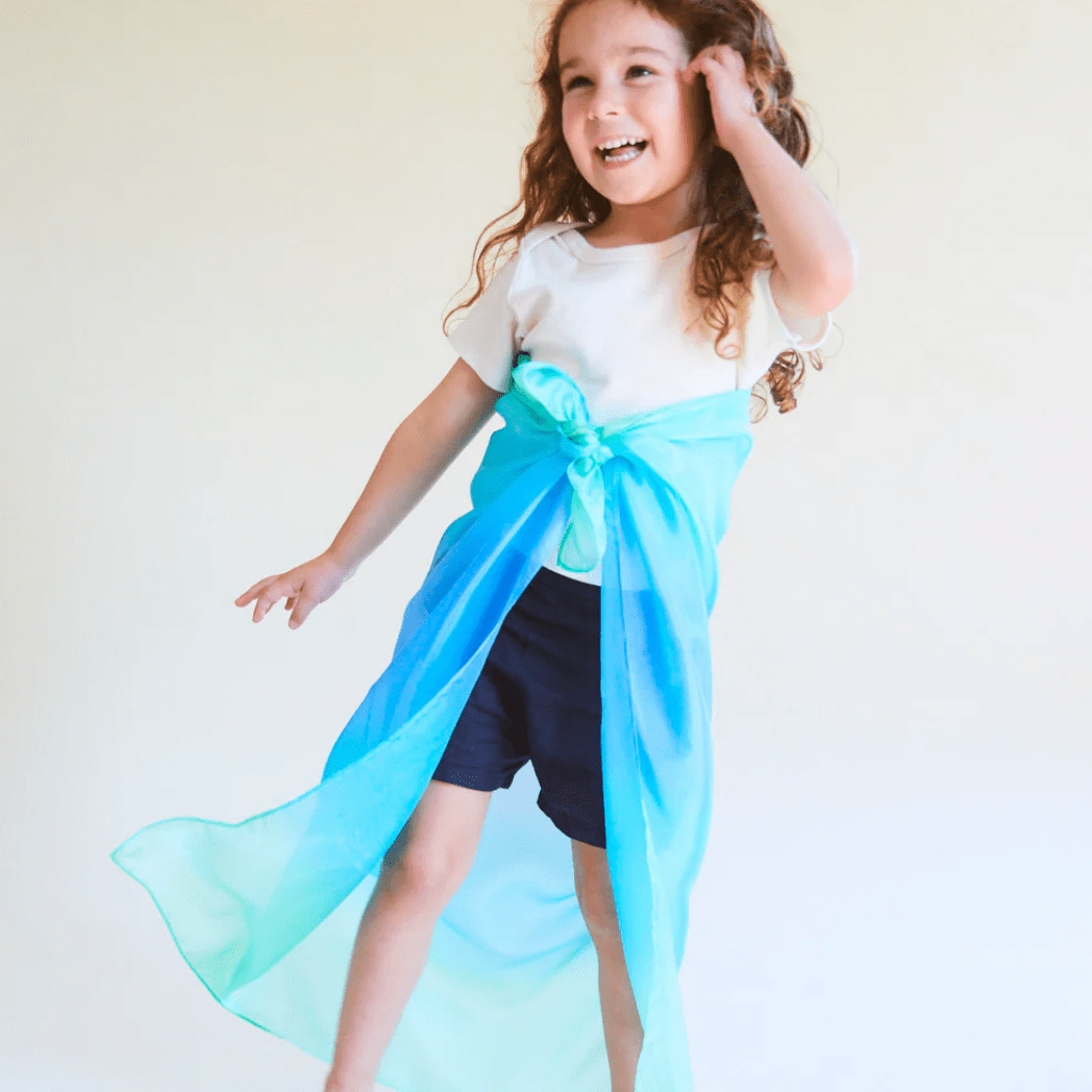 Sarah's Silks Play Silks Enchanted Play Silk - Sea