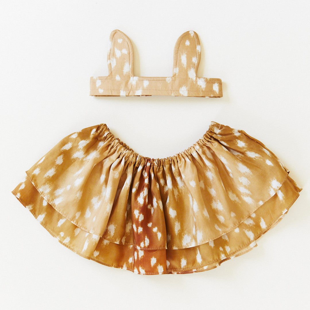 Sarah's Silks Dress Up Play Fawn Dress-up Set by Sarah's Silks 100% Silk Tiger Dress Up Set | Kids Tiger Costume for Magical Play