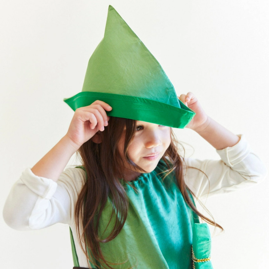 Sarah's Silks Dress Up Play Peter Pan Dress-up Set by Sarah's Silks 100% Silk Fairy Dress in Pink | Magical Costume for Kids