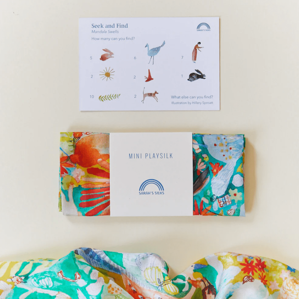Sarah's Silks Dress Up Play Seek & Find Mandala Playsilk by Sarah's Silks