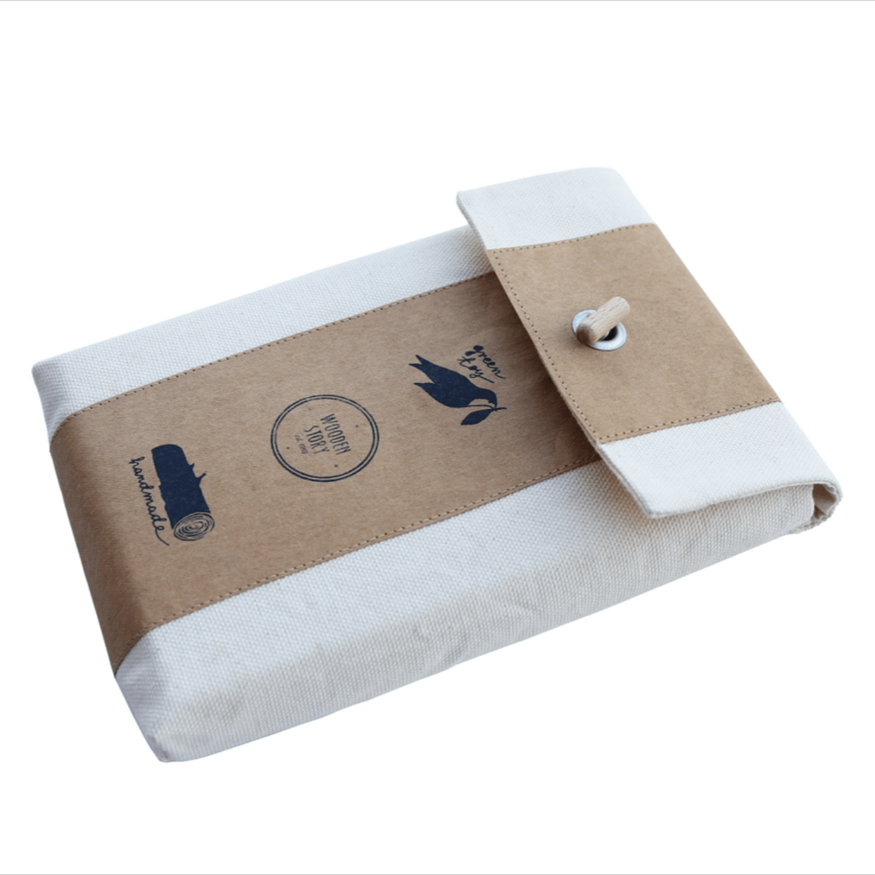 Wooden Story Building & Stacking Handmade Montessori Learning Tray (2 Parts) by Wooden Story