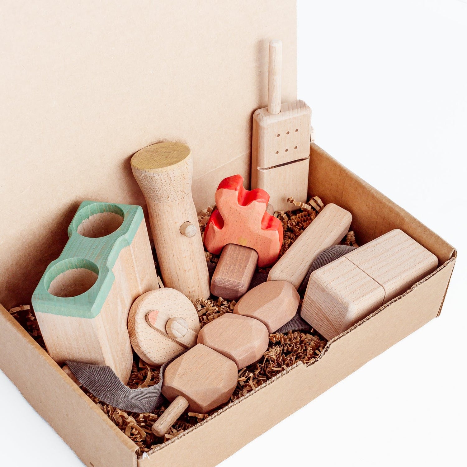 Handmade Wooden Camping Set Play Camping Set