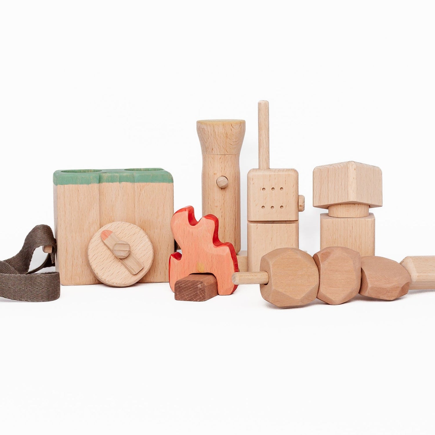 4OurBaby Wooden Toys Wooden Explorer & Camping Set