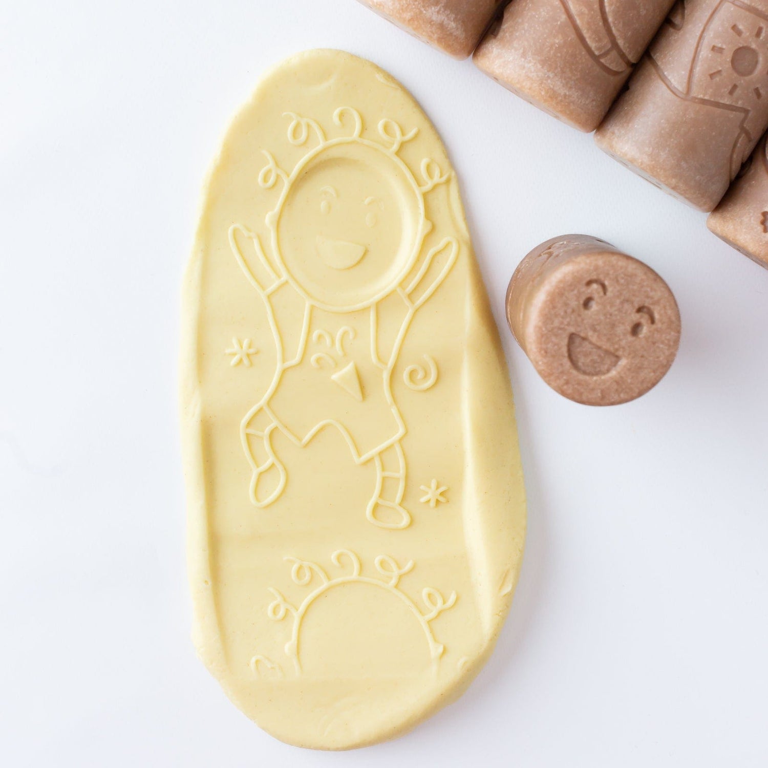 Yellow Door Sensory Play Play Dough Roller & Stamper - Emotions  (6 pack)