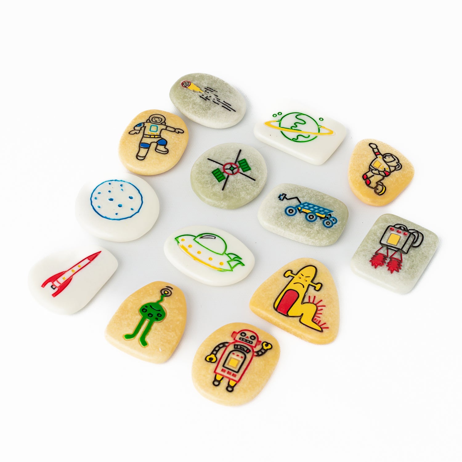 Yellow Door Outer Space Story Stones (Set of 13)
