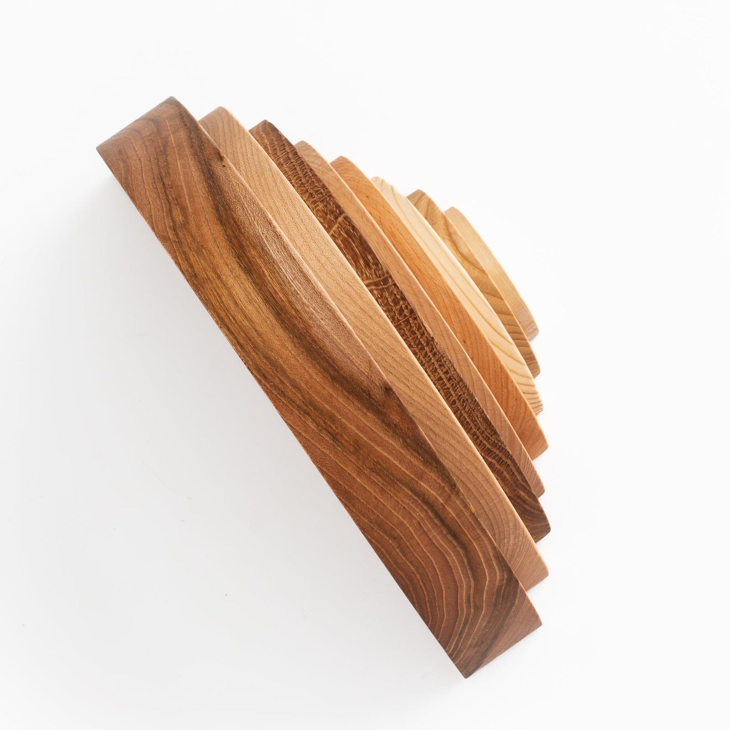 Aw & Co. Building & Stacking Multi-Wood Stacking Rainbow (8 pc)