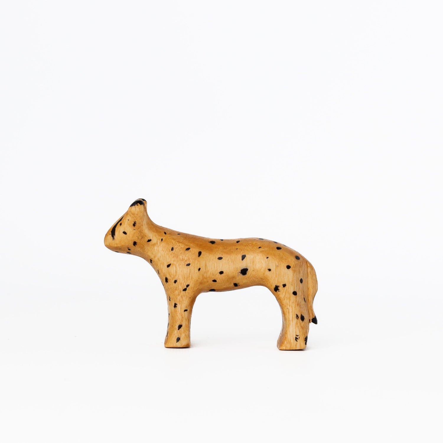 Bumbleberry Toys Wooden Animals "Charlie Cheetah" Wooden Animal Toy (Handmade in Canada)
