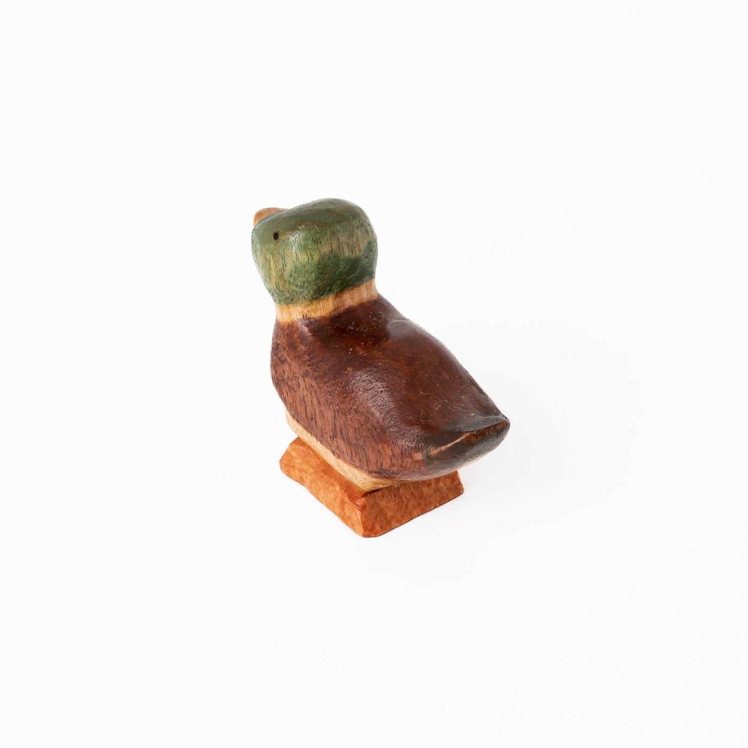 Bumbleberry Toys Wooden Animals "Mal Mallard" Wooden Animal Toy (Handmade in Canada)