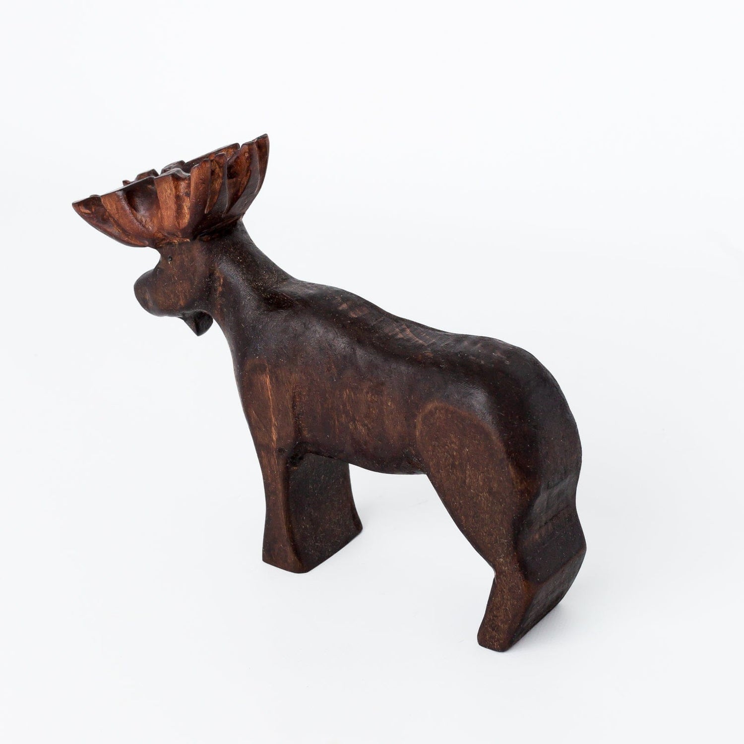 Bumbleberry Toys Wooden Animals "Murray Moose" Wooden Animal Toy (Handmade in Canada)
