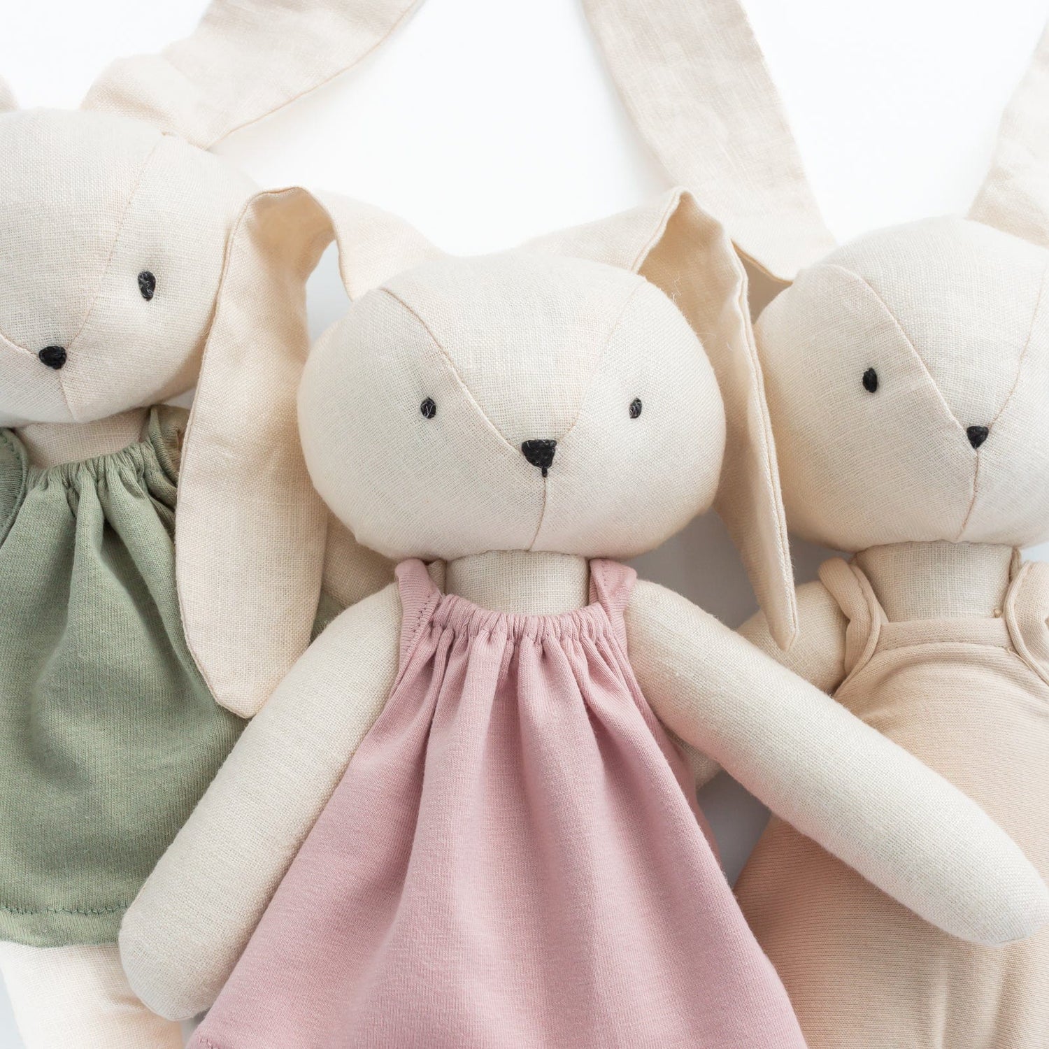 Dough Parlour Sensory Play Huggabeau "Lumi" Bunny (Handmade in Canada)