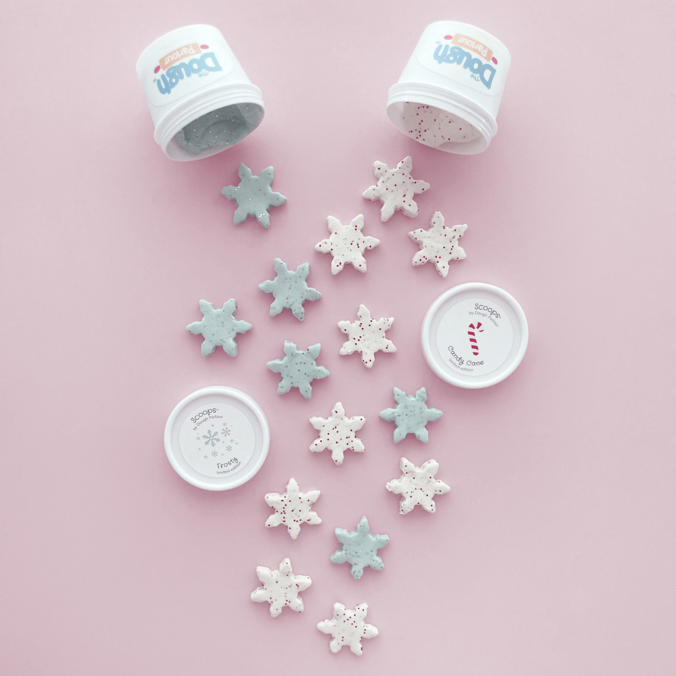 Dough Parlour Sensory Play Limited Edition Frosty Glitter Dough (Made in Canada) Limited Edition Frosty Glitter Dough | Handcrafted in Canada
