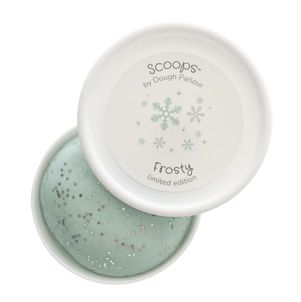 Dough Parlour Sensory Play Limited Edition Frosty Glitter Dough (Made in Canada) Limited Edition Frosty Glitter Dough | Handcrafted in Canada