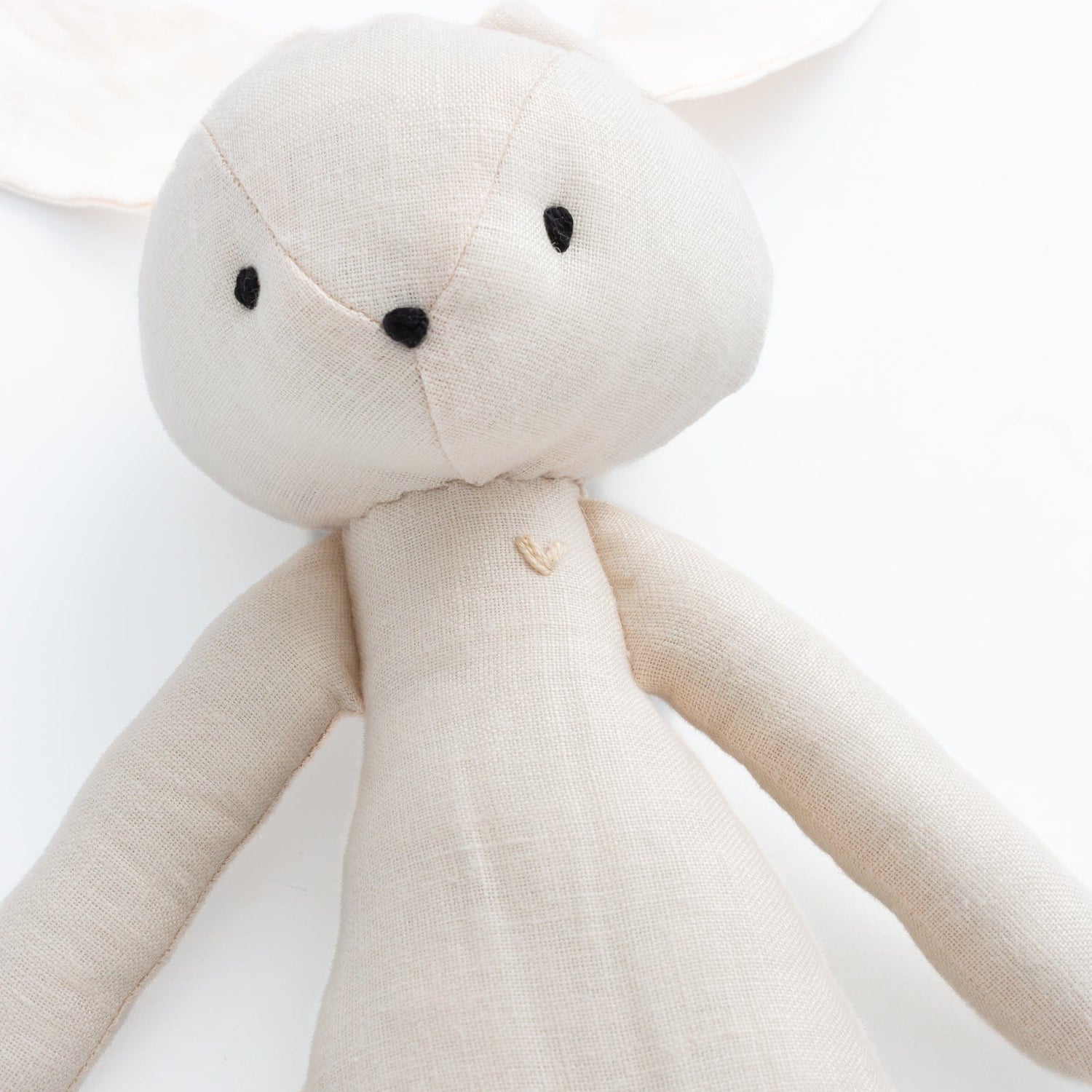 Huggabeau Soft Toys Huggabeau "Lumi" Bunny in Sage Green Dress (Handmade in Canada)