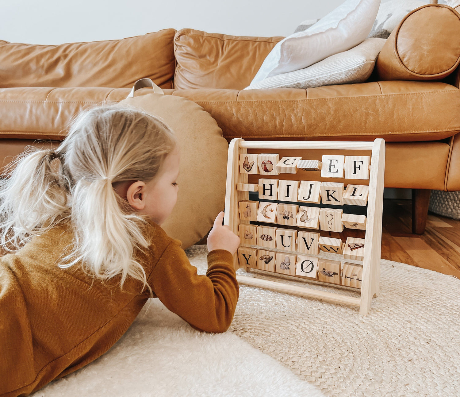 Wooden Alphabet Blocks