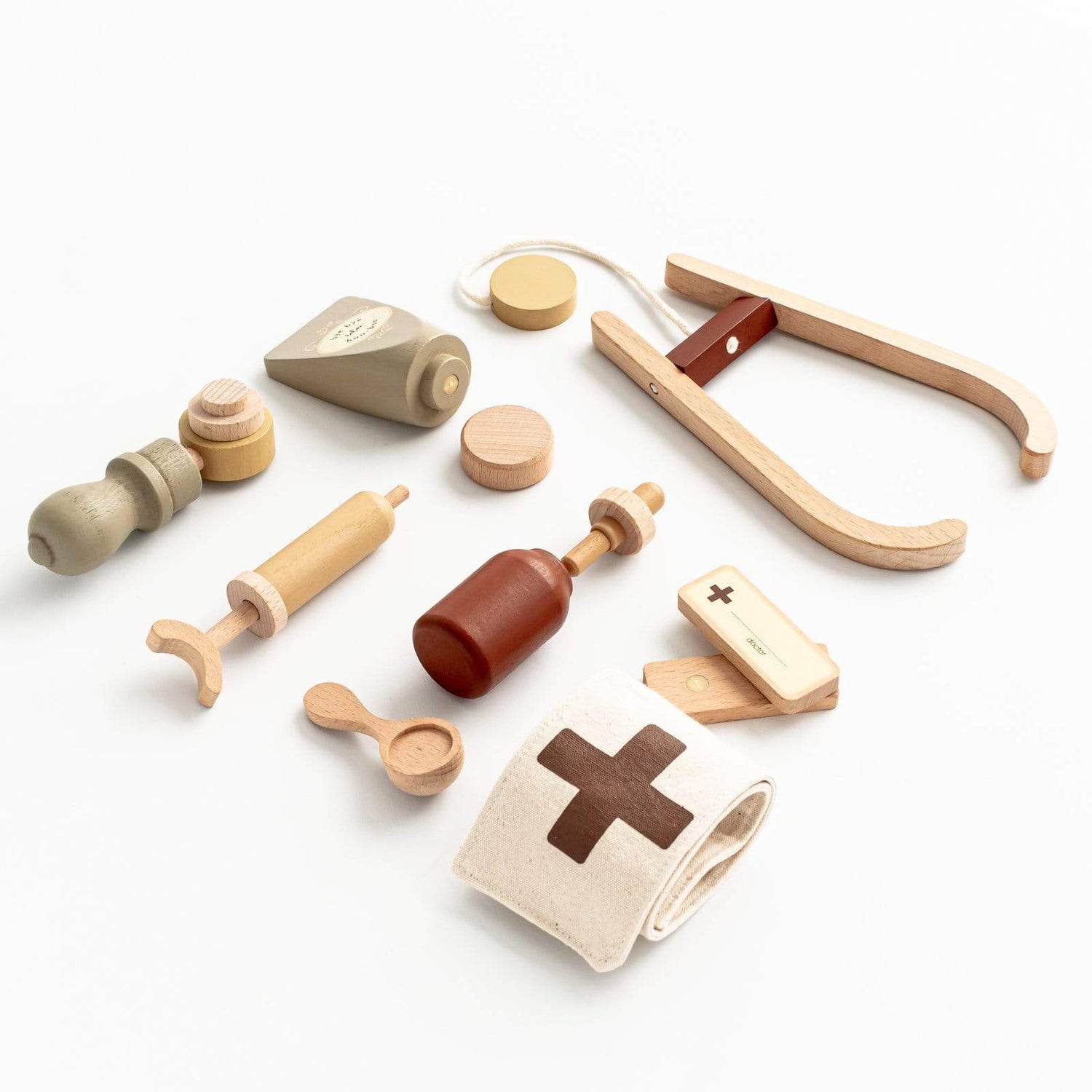 Konges Slojd Pretend Play Wooden Doctor Set