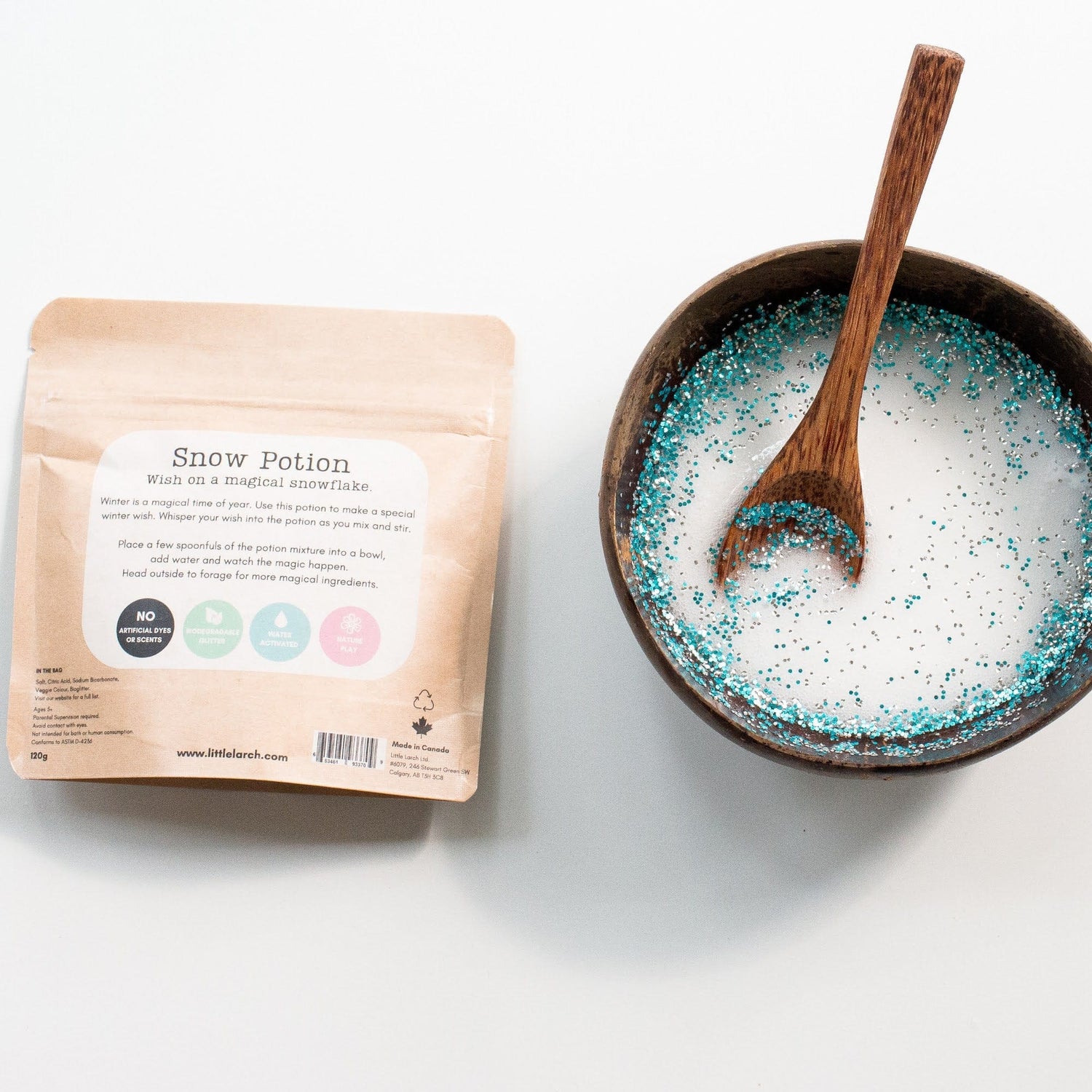 Little Larch Sensory Play Snow Potion (Made in Canada)