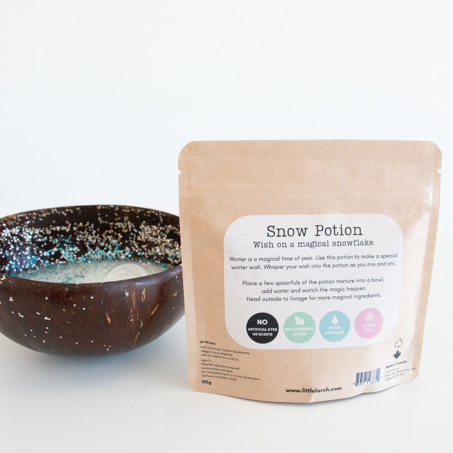 Little Larch Sensory Play Snow Potion (Made in Canada)