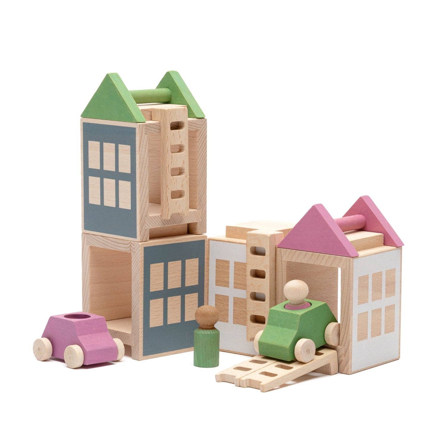 Lubulona Building & Stacking Lubulona Lubu Town Spring City Maxi Set