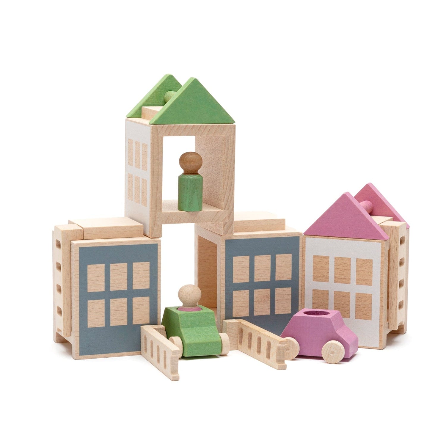 Lubulona Building & Stacking Lubulona Lubu Town Spring City Maxi Set