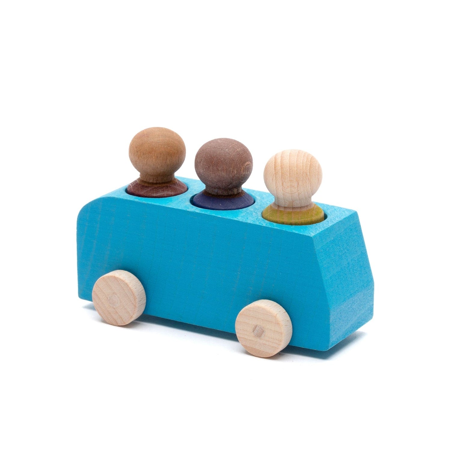 Lubulona Things That GO Lubulona Turquoise Bus with 3 Figures