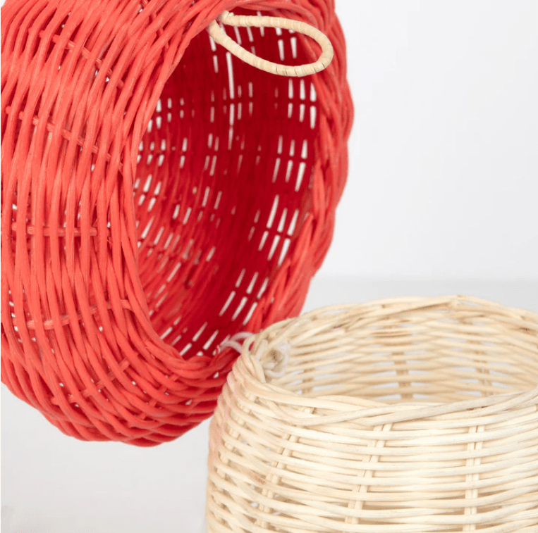 Meri Meri Dress Up Play & Accessories Mushroom Rattan Basket