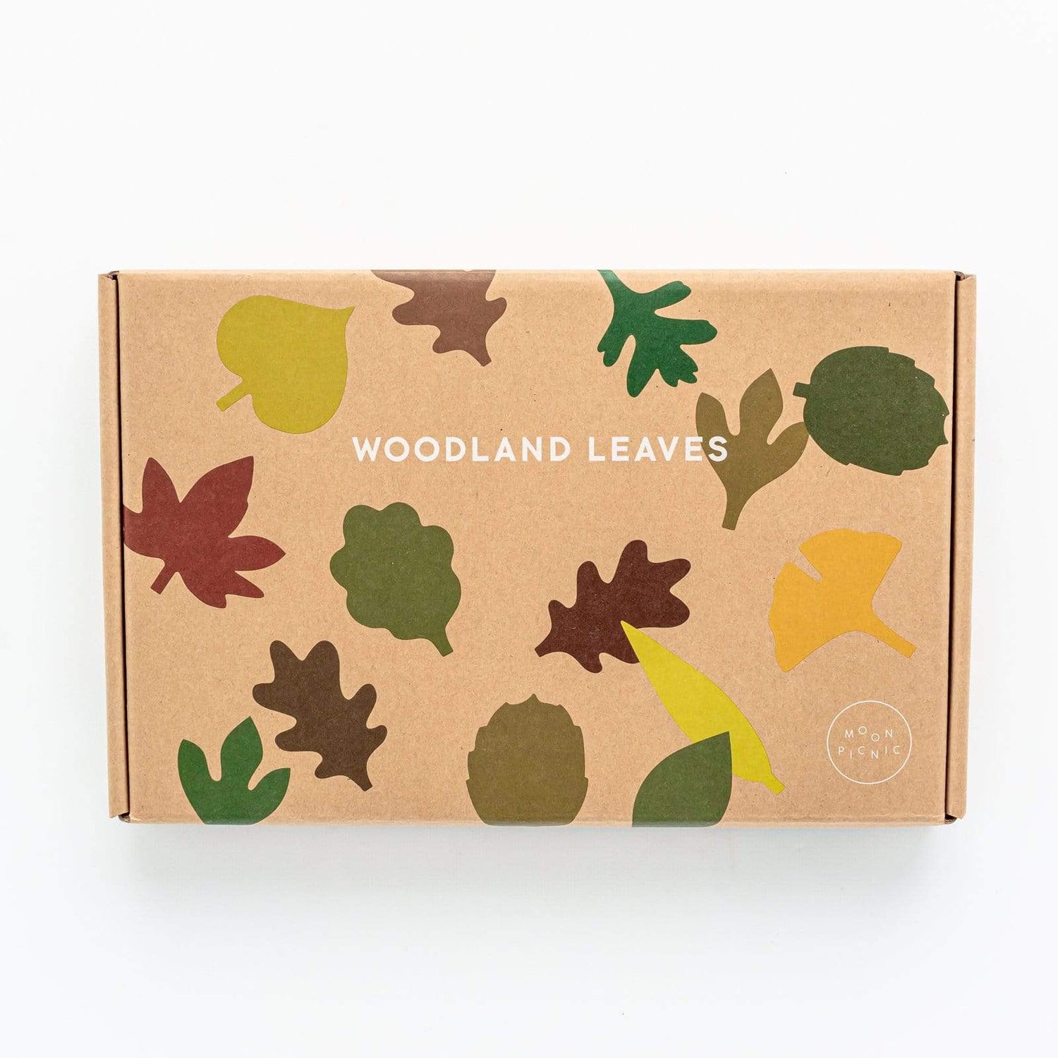 Moon Picnic Wooden Toys Woodland Leaves Set