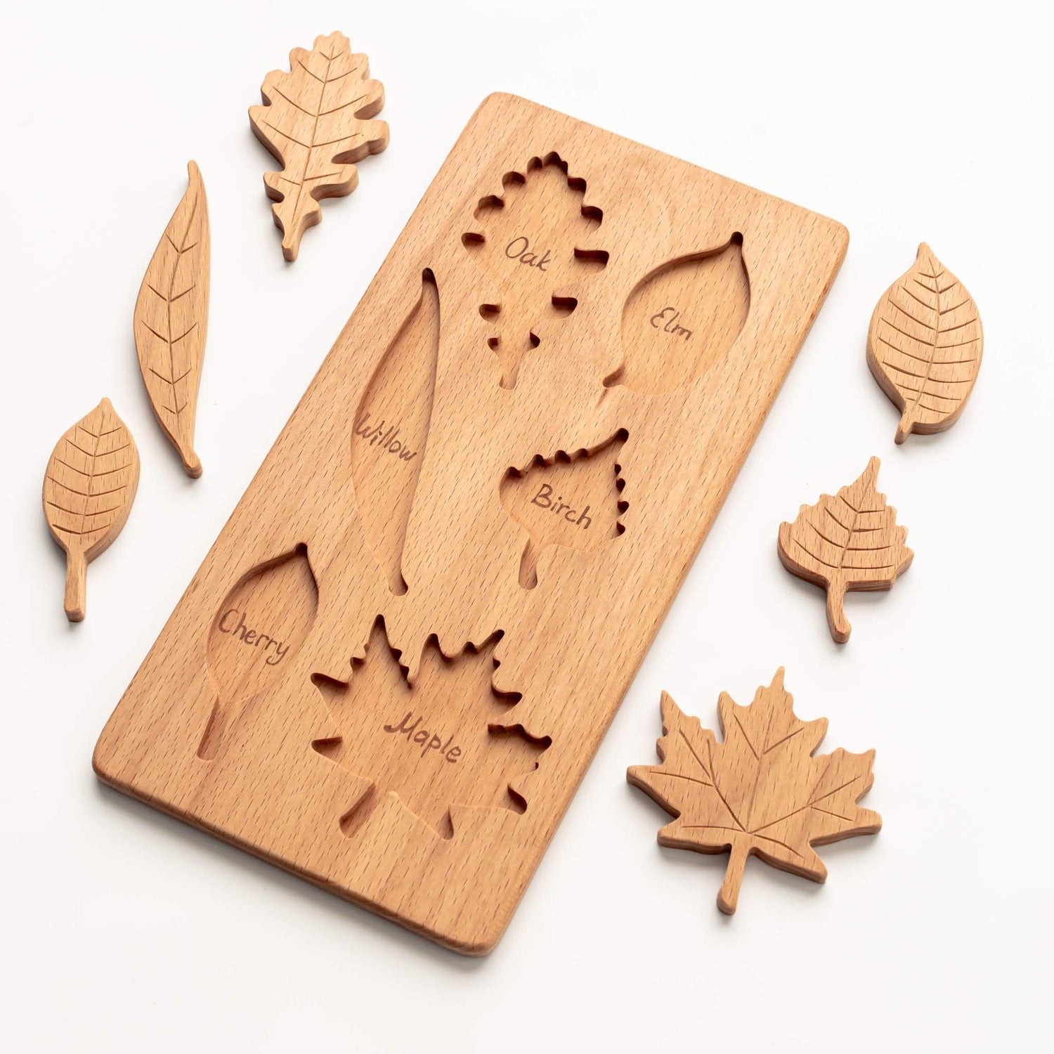 Oshkin Wooden Craft Puzzle Handmade Wooden Leaf Puzzle