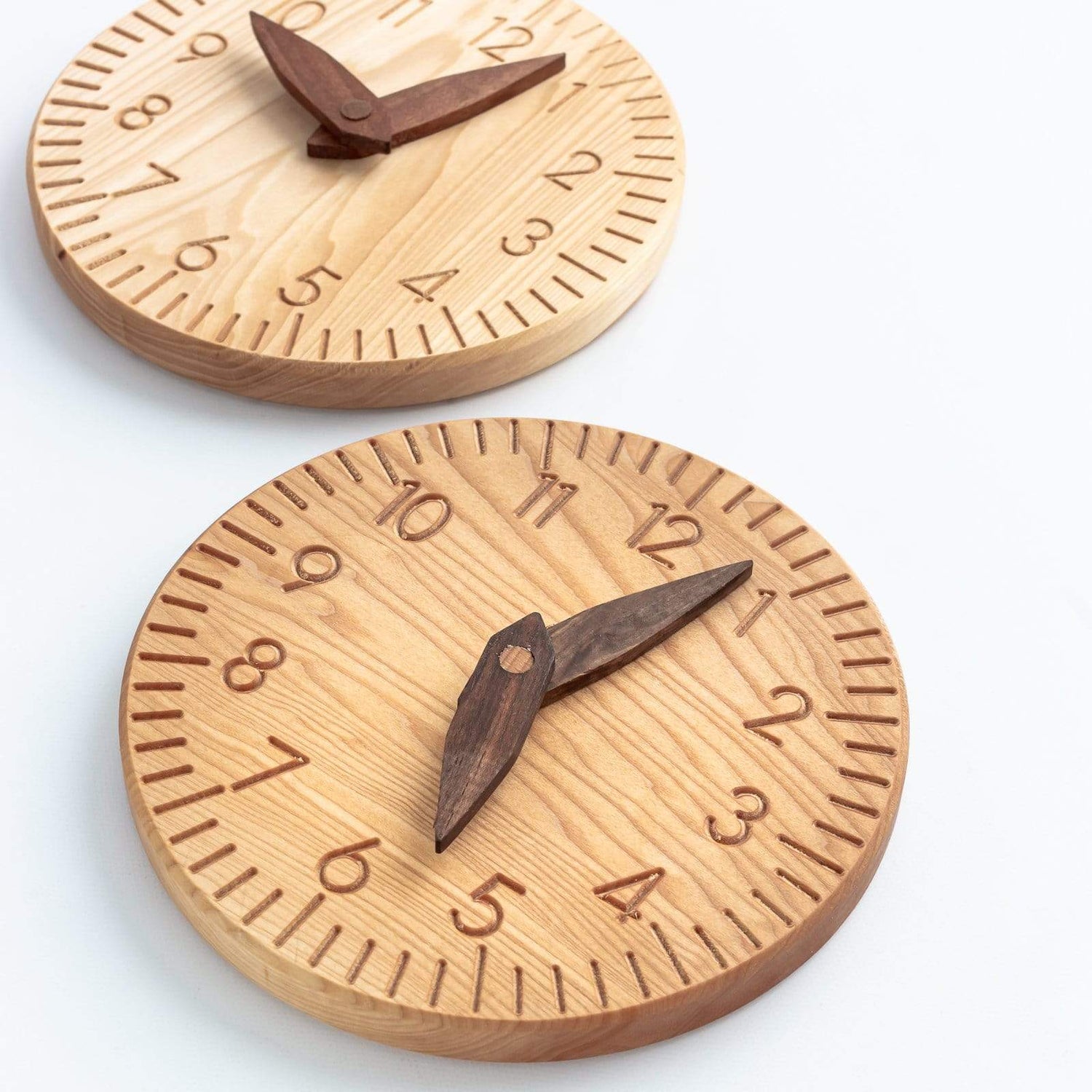 Oyuncak House Wooden Toys Handmade Wooden Clock