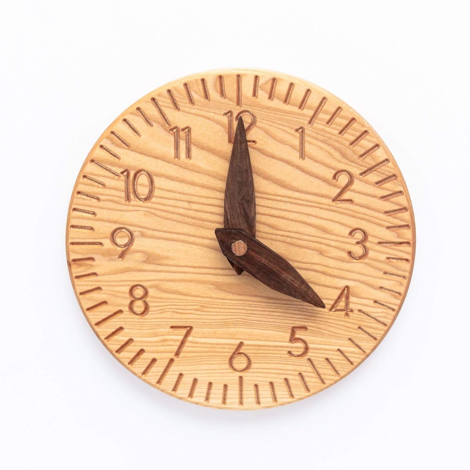 Oyuncak House Wooden Toys Handmade Wooden Clock