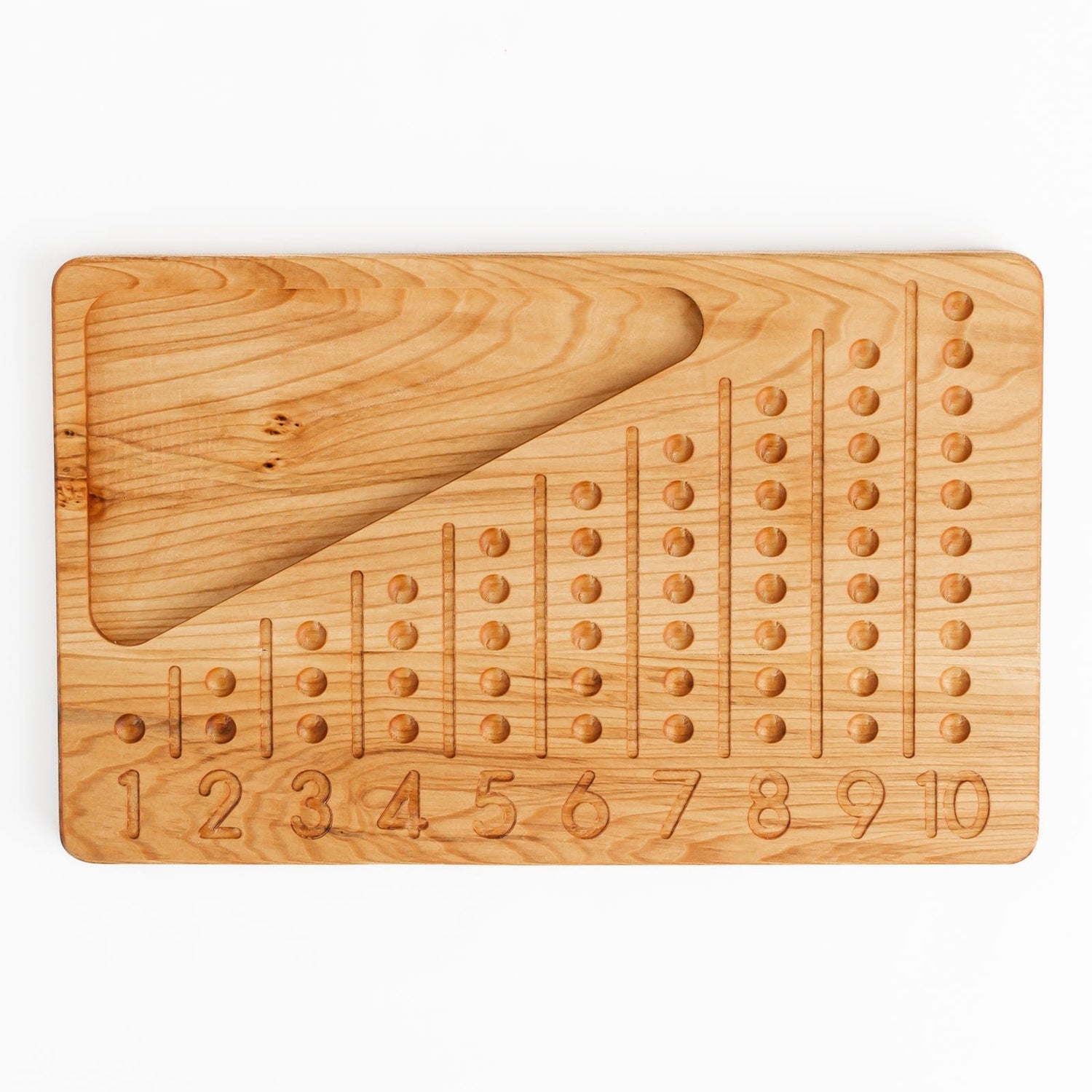 Oyuncak House Educational Wooden Counting Abacus Tray