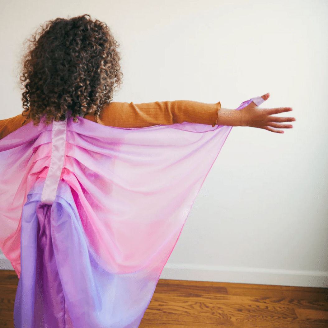 Sarah's Silks Dress Up Play Dress-Up Fairy/Butterfly Wings (Blossom-Pink & Purple)