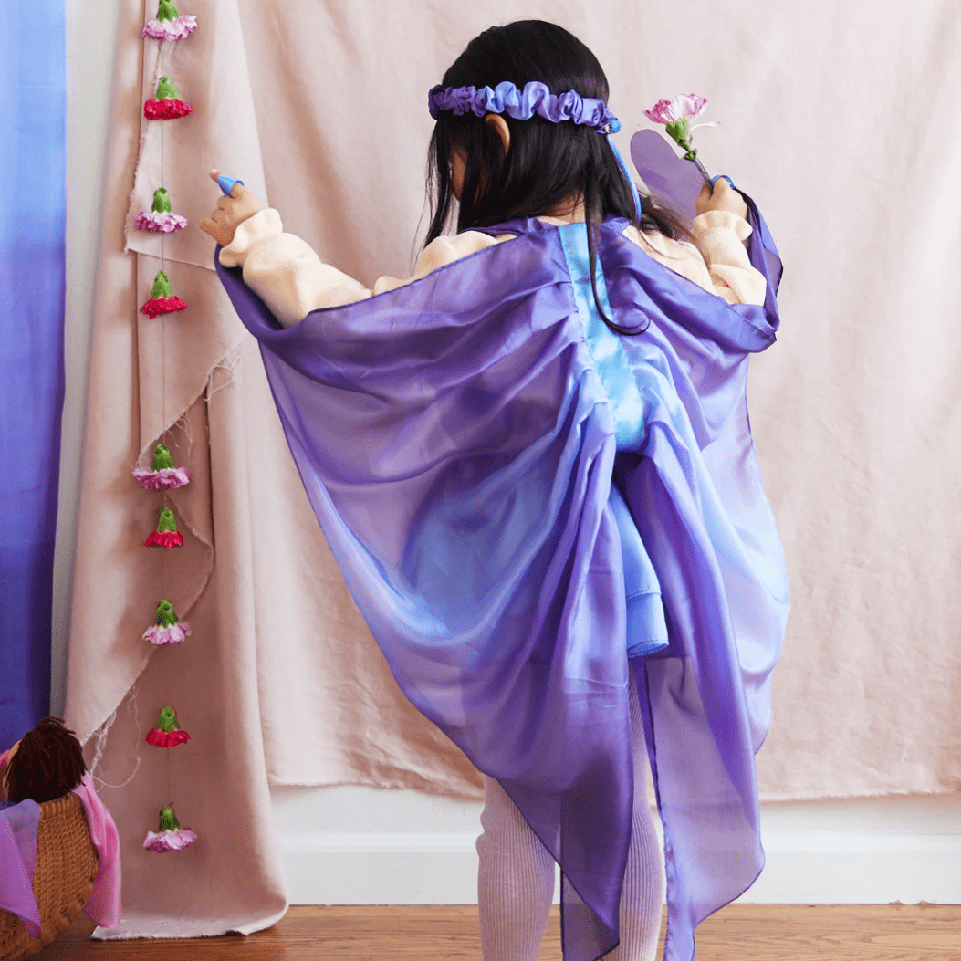 Sarah's Silks Dress Up Play Dress-Up Fairy/Butterfly Wings (Purple)